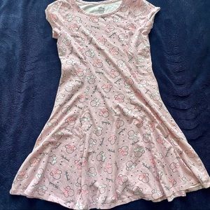 Minnie Mouse Pink Flare Dress - 8
